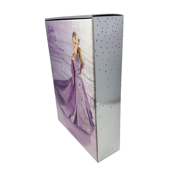 Vtg 2003 Blonde Barbie Collector B0144 NRFB Lavender Gown Limited Edition Doll - Picture 5 of 6